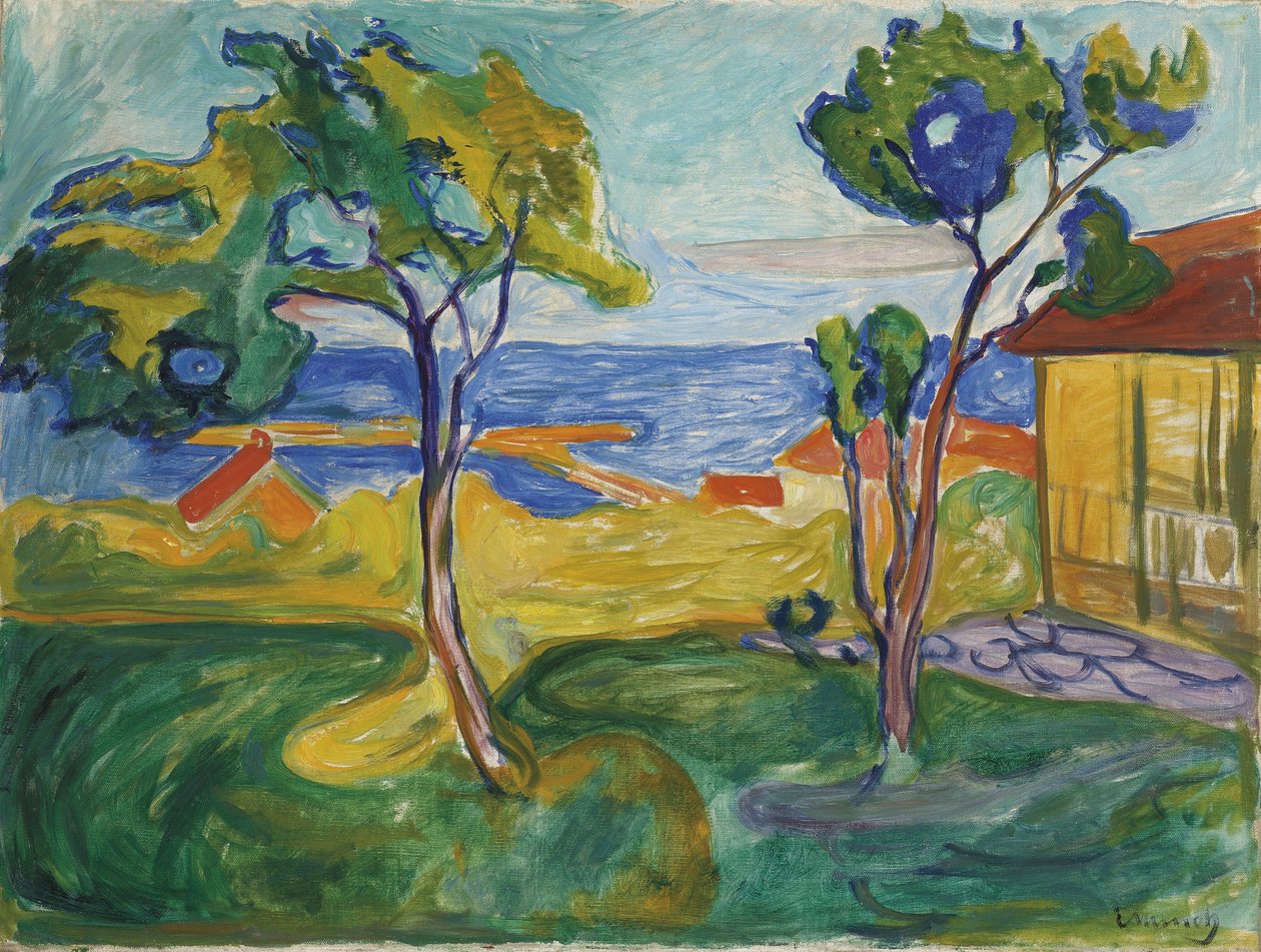 Hagen i Asgårdstrand, 1904-1905 af Edvard Munch