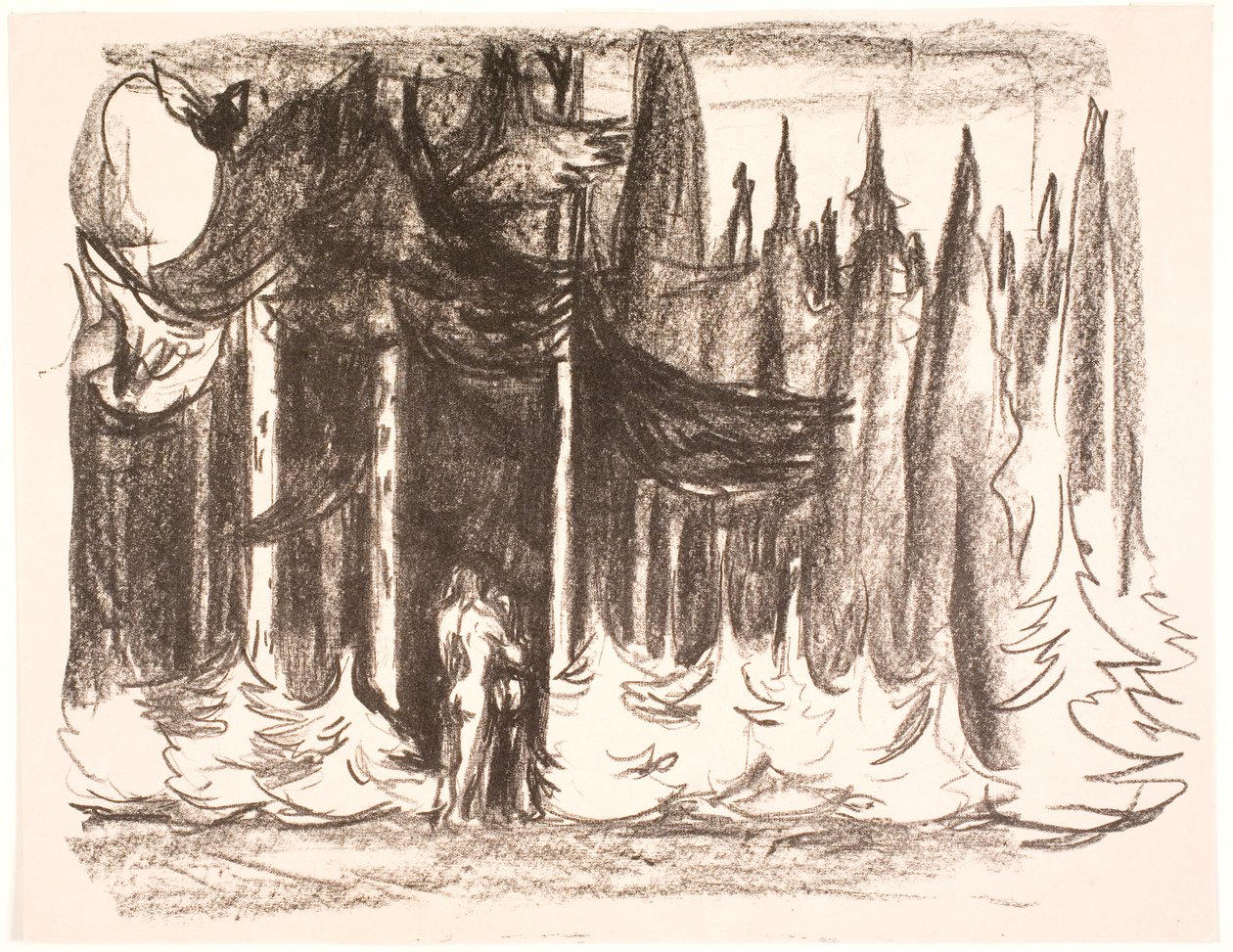 I skoven af Edvard Munch