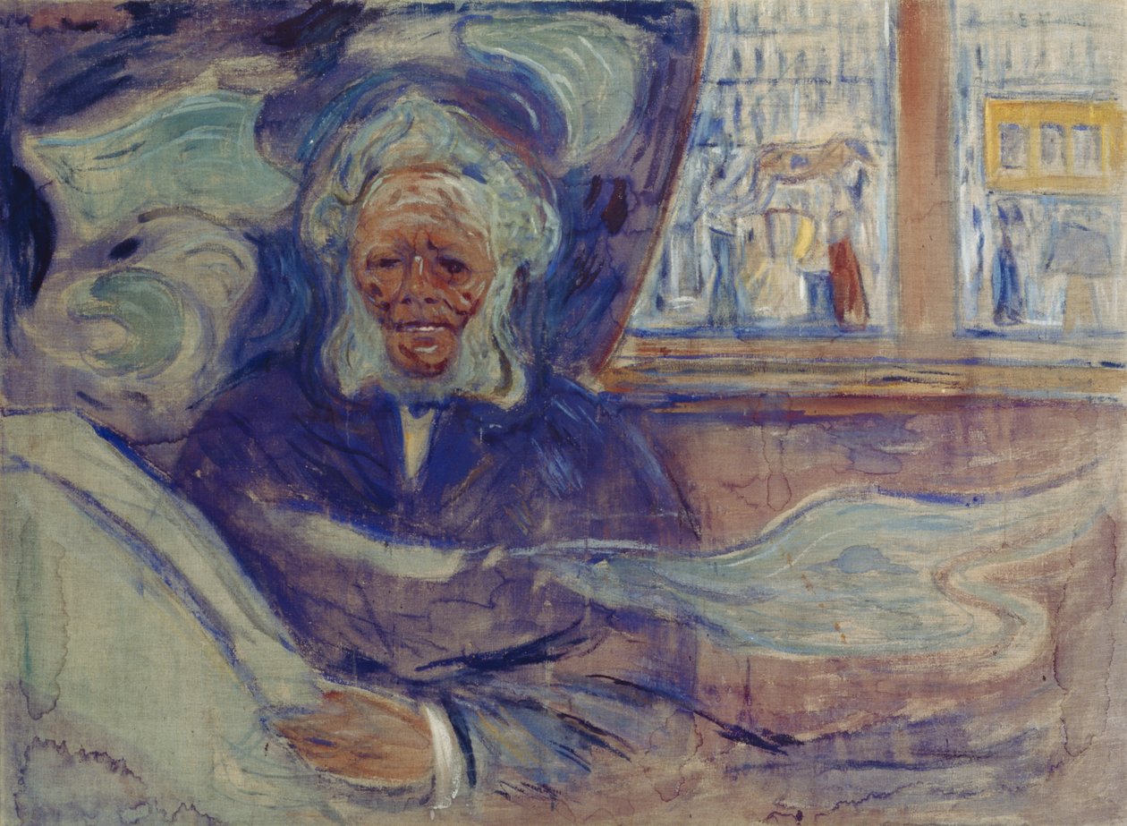 Ibsen på Grand Cafe af Edvard Munch