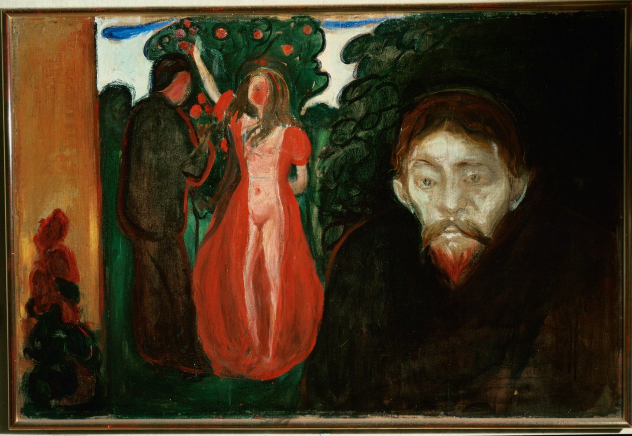 Jalousi (maleri på lærred) af Edvard Munch