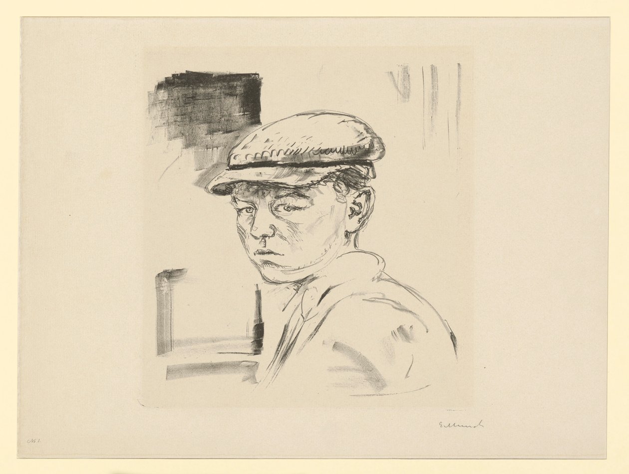 Ung landarbejder (Jarl) af Edvard Munch