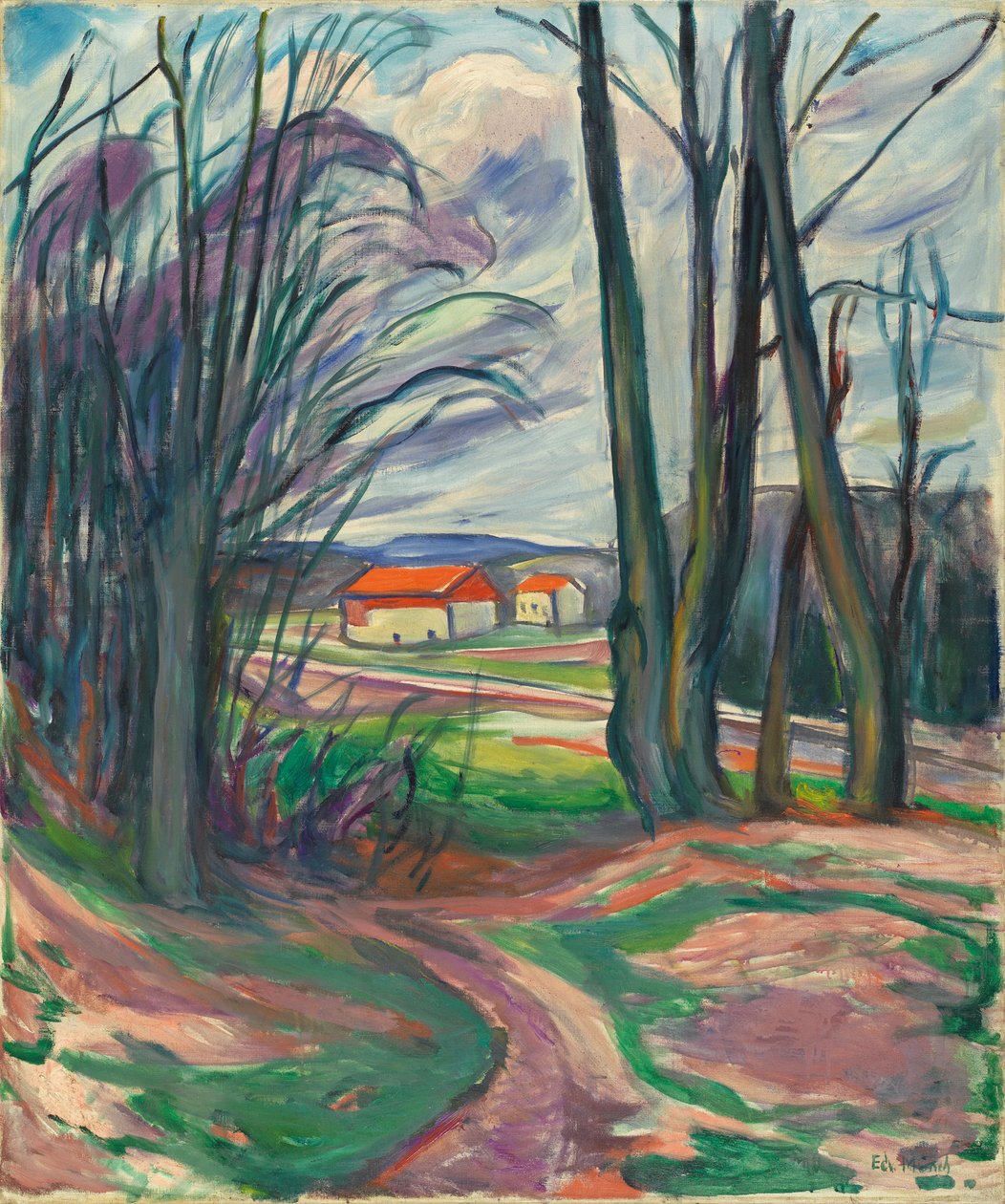 Landskab i Skoyen, 1920