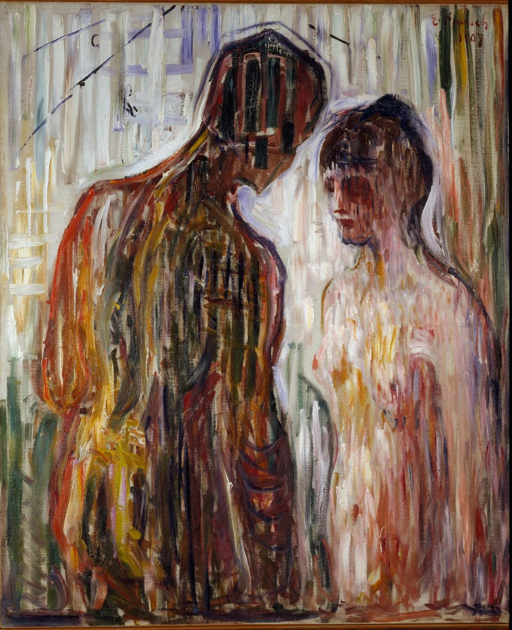 Kærlighed og psyke Maleri af Edvard Munch (1863-1944) af Edvard Munch