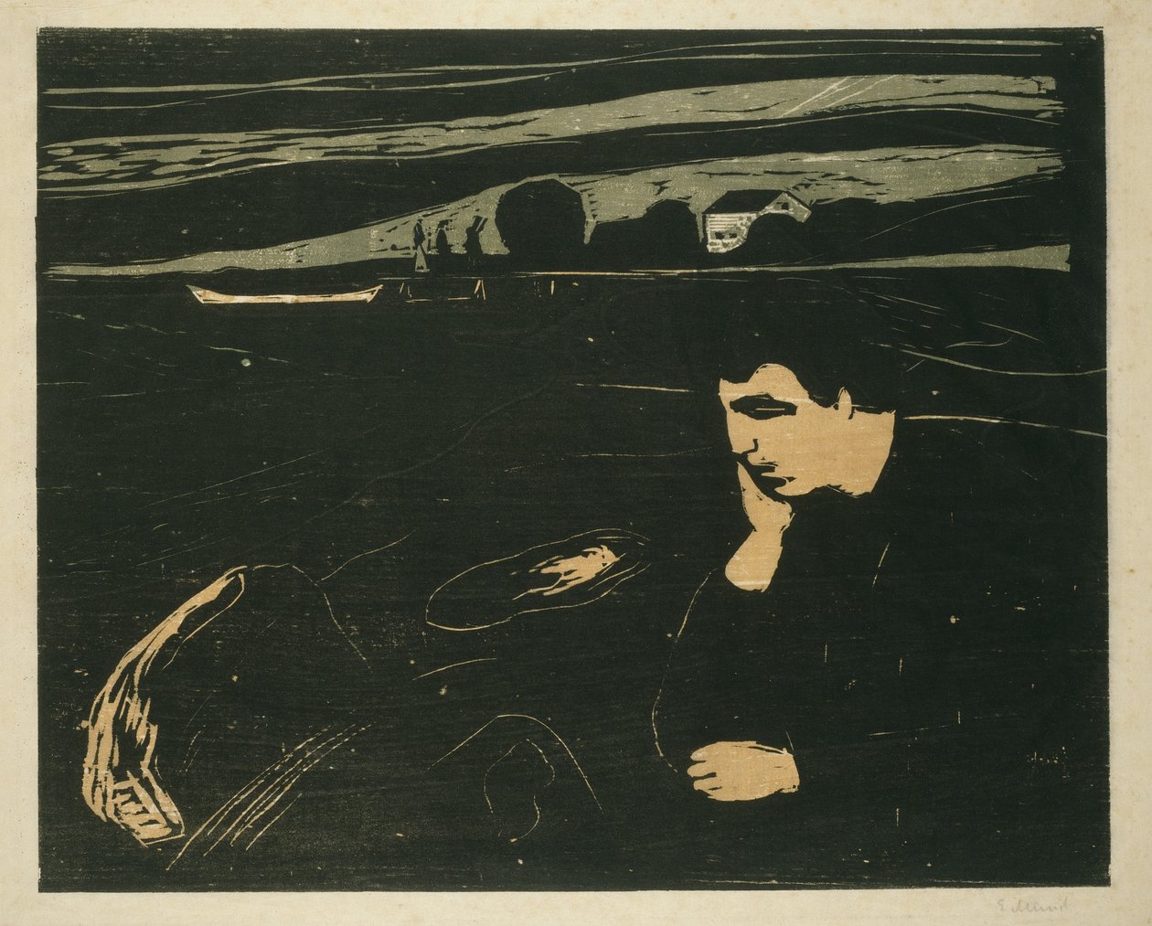 Melankoli III, 1902 af Edvard Munch