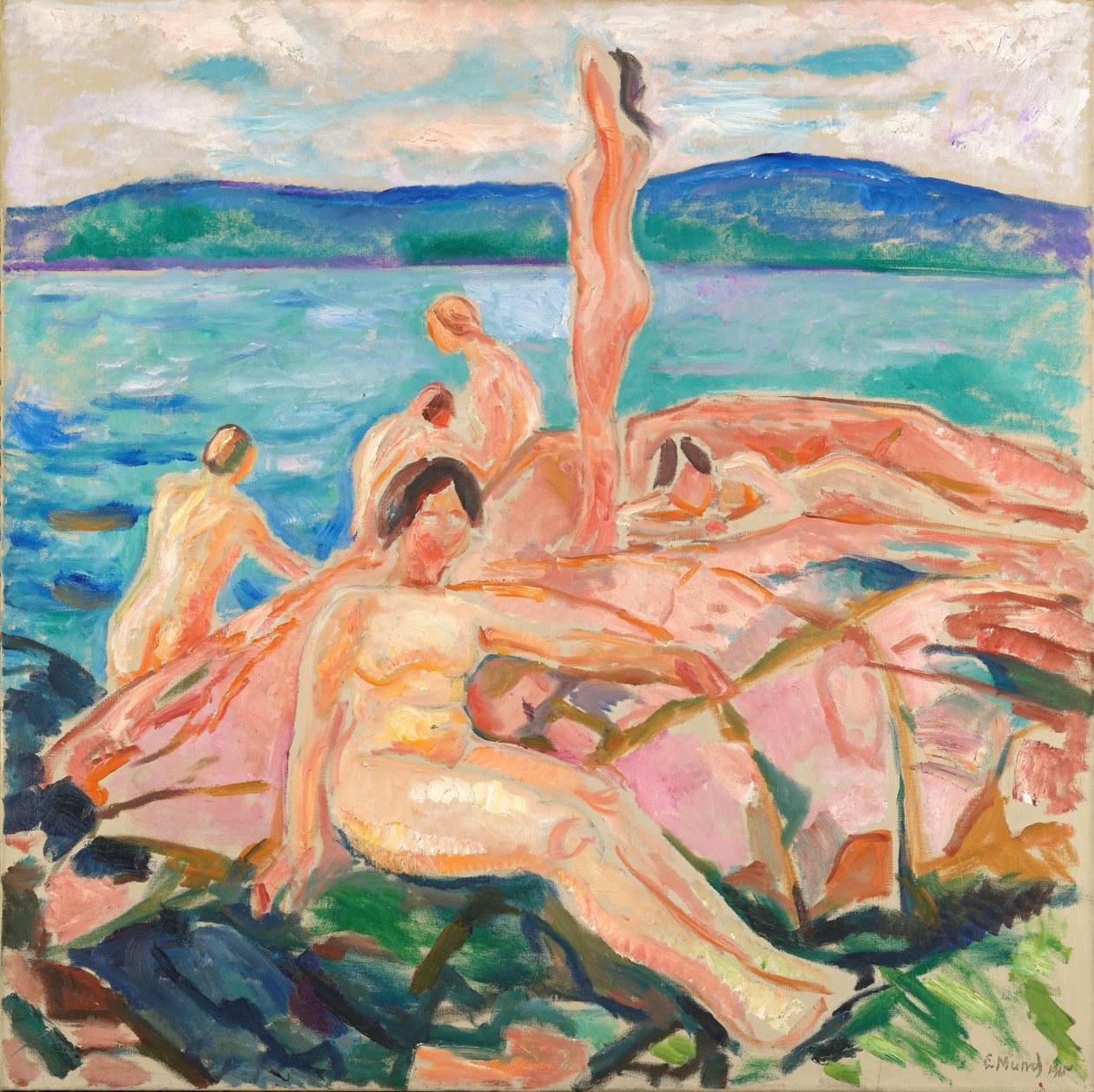 Midsommer af Edvard Munch