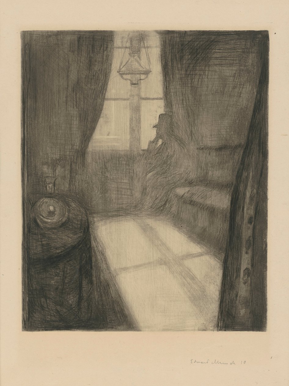 Måneskin. Nat i Saint-Cloud af Edvard Munch
