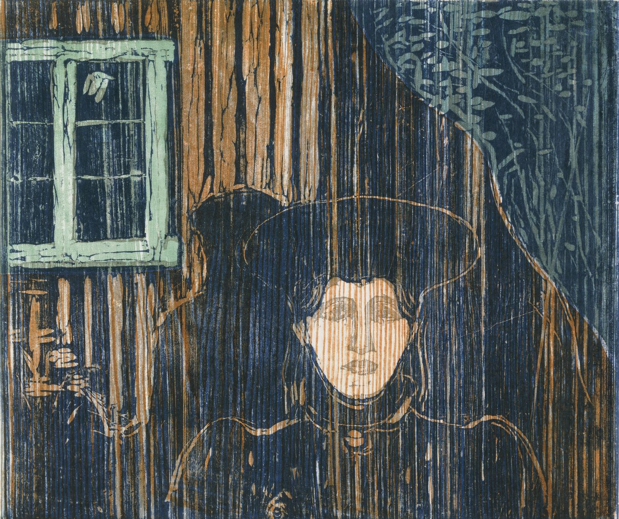 måneskin; måneskin af Edvard Munch