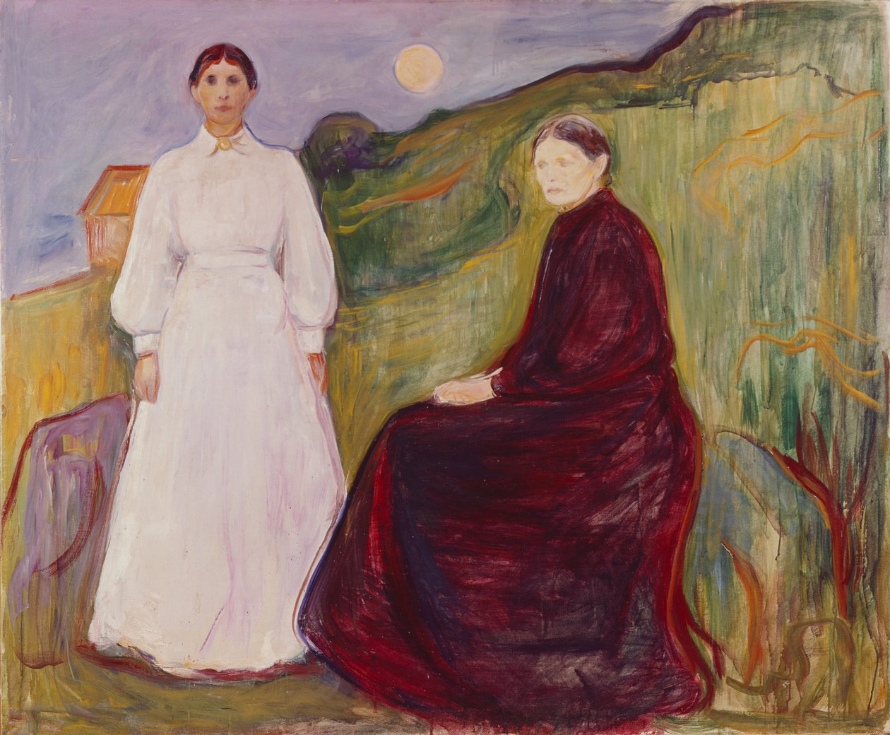 Mor og datter af Edvard Munch