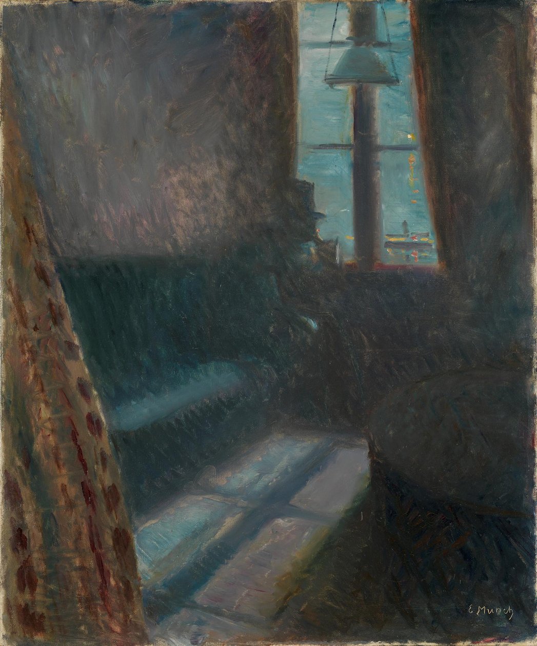 Nat i Saint-Cloud, 1890 af Edvard Munch