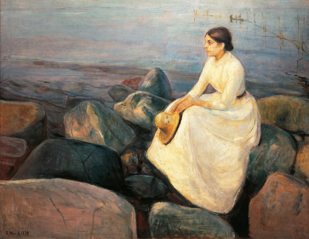 Norge, Bergen, Inger på stranden af Edvard Munch