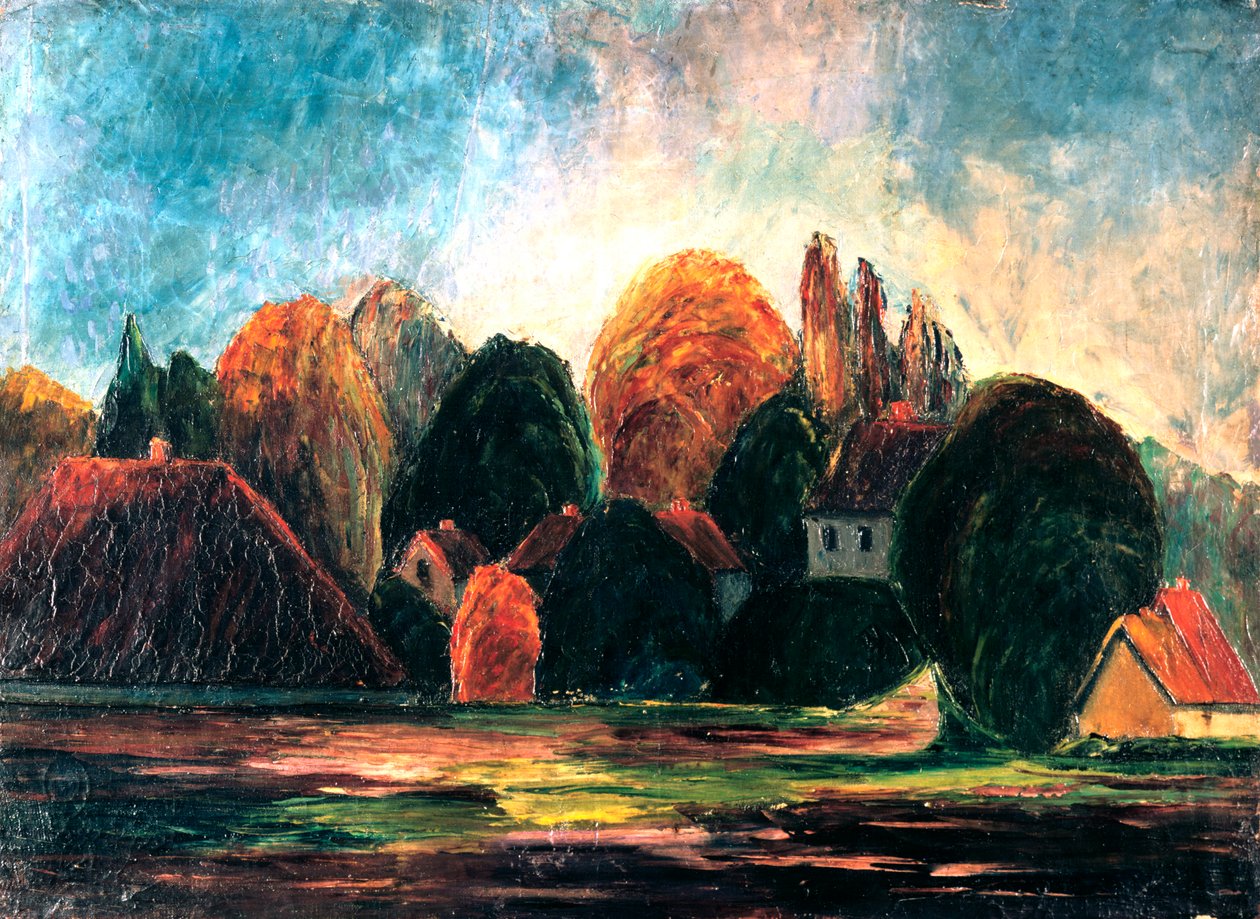 Norgespassagen, c1900 af Edvard Munch