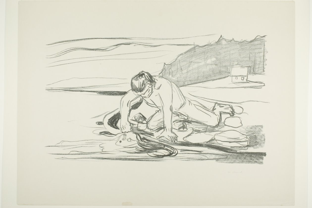 Omegas død af Edvard Munch
