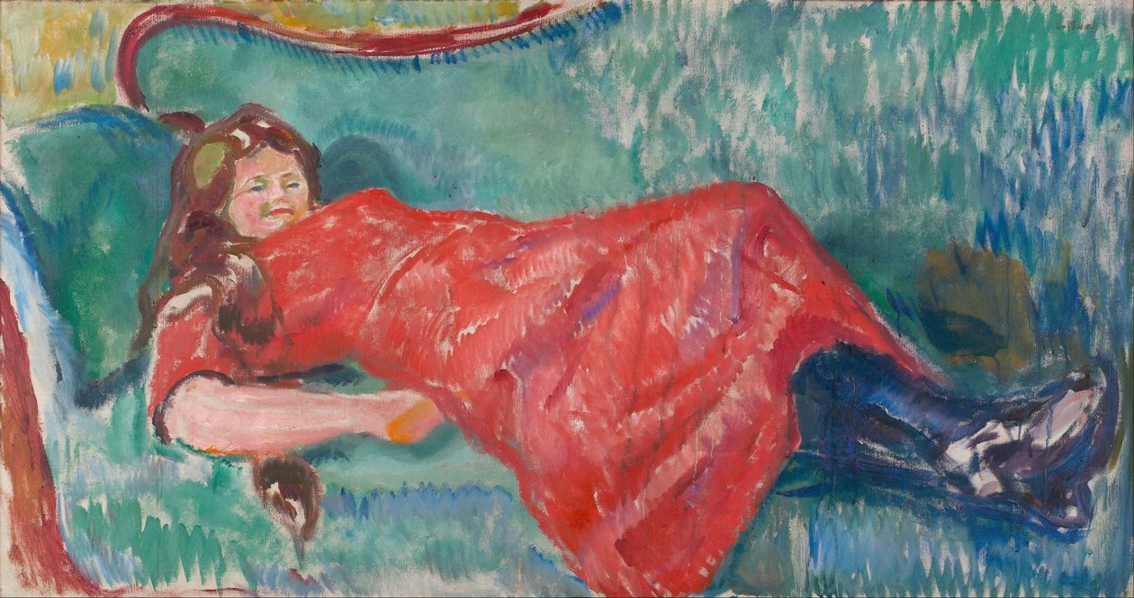 På sofaen af Edvard Munch