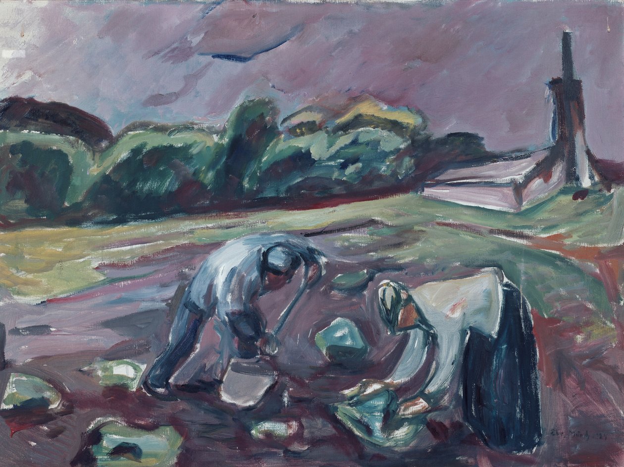 At plukke kartofler af Edvard Munch