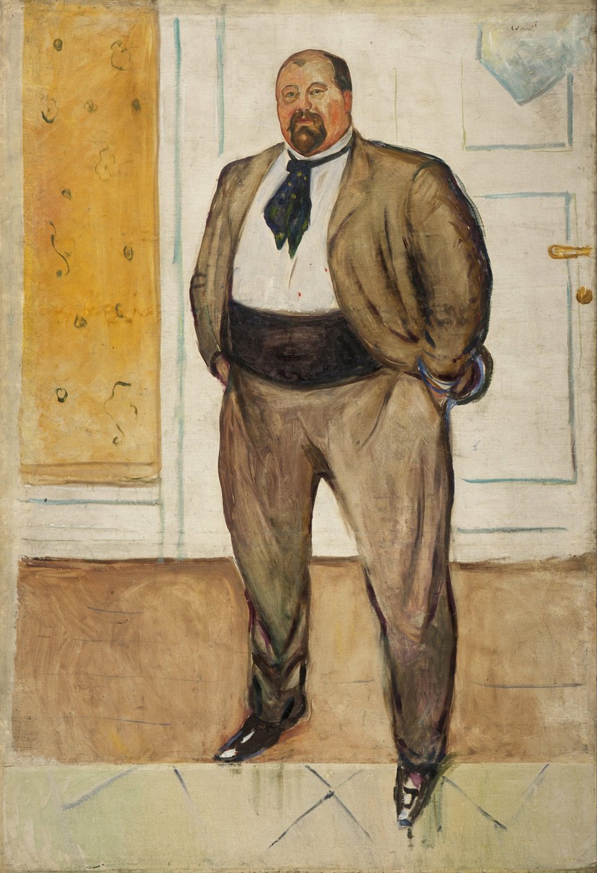 ""Portræt af konsul Christen Sandberg (1861-1918)"" Peinture d