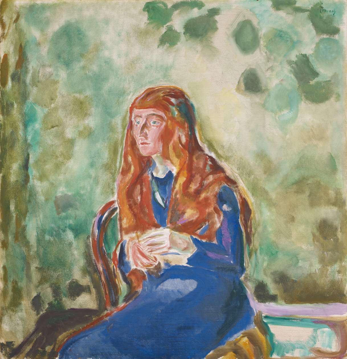 Portræt af Käte Perls, 1913 af Edvard Munch
