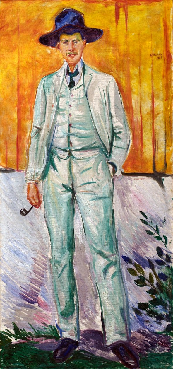 Portræt af maleren Ludvig Karsten af Edvard Munch