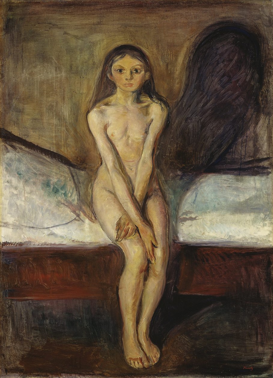 Pubertet af Edvard Munch