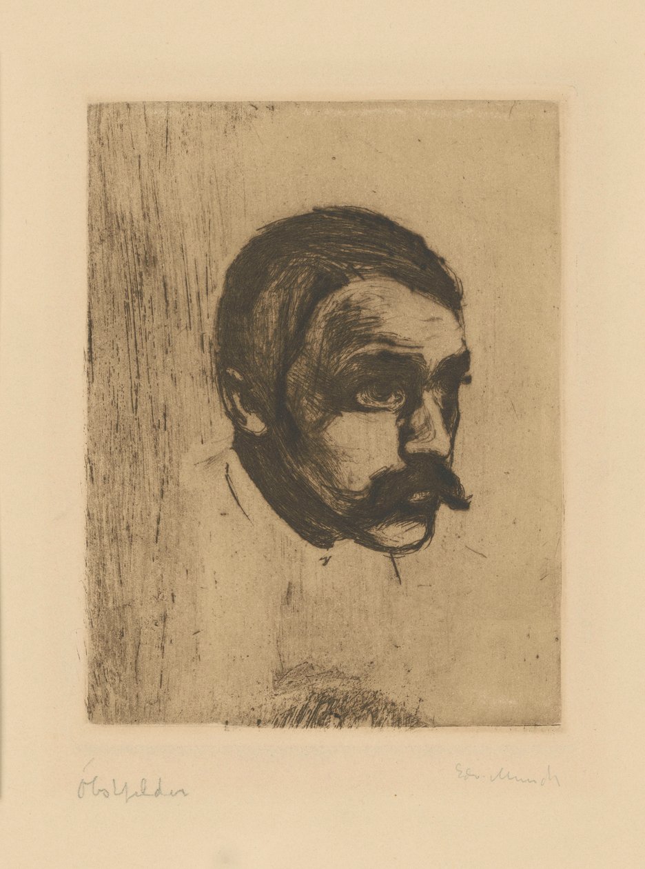 Sigbjørn Obstfelder af Edvard Munch
