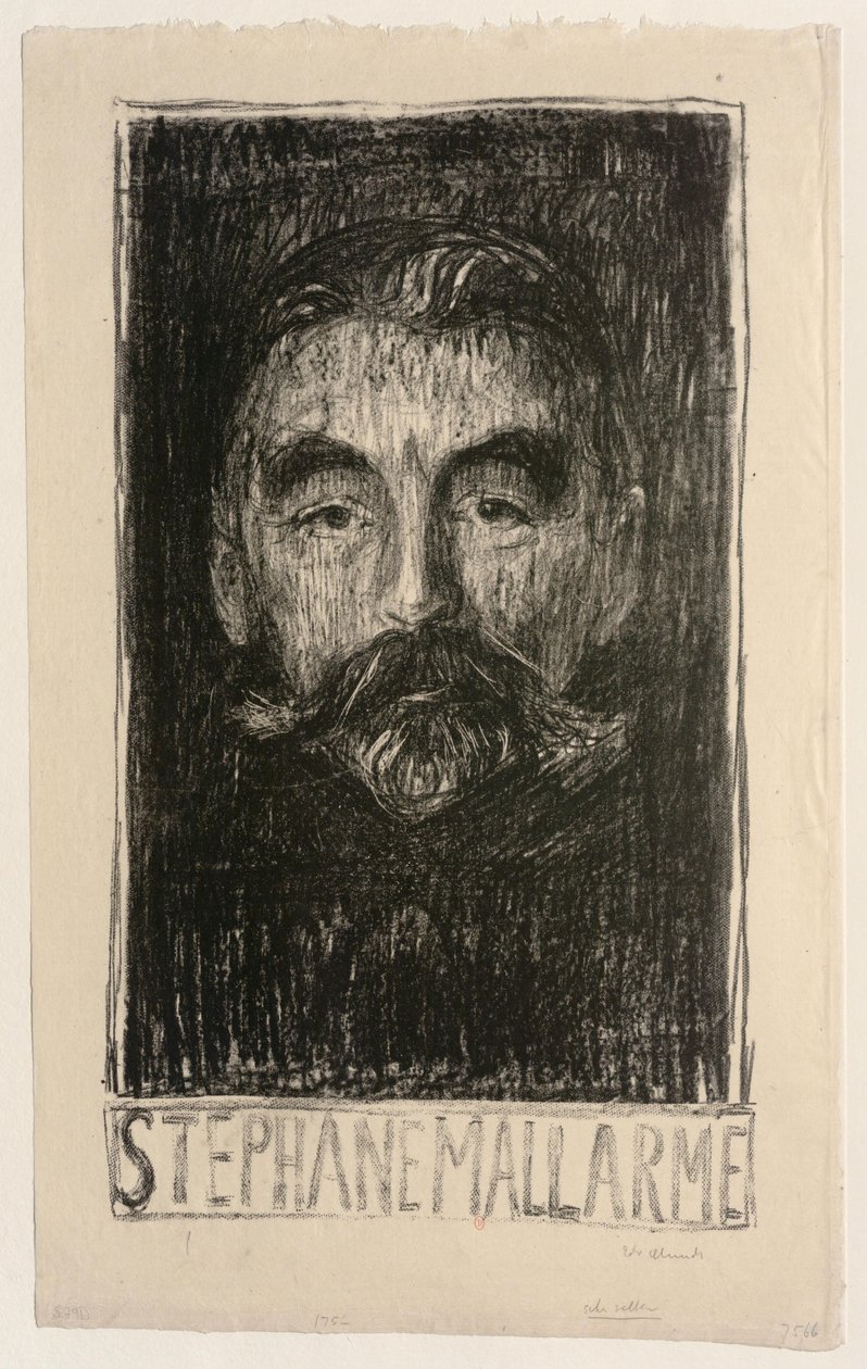 Stéphane Mallarmé af Edvard Munch