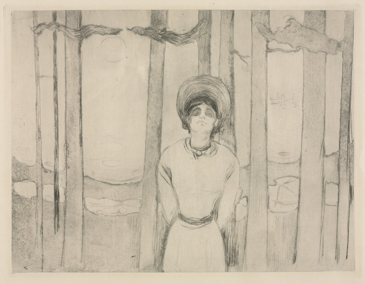 Sommernat  (The Voice) af Edvard Munch