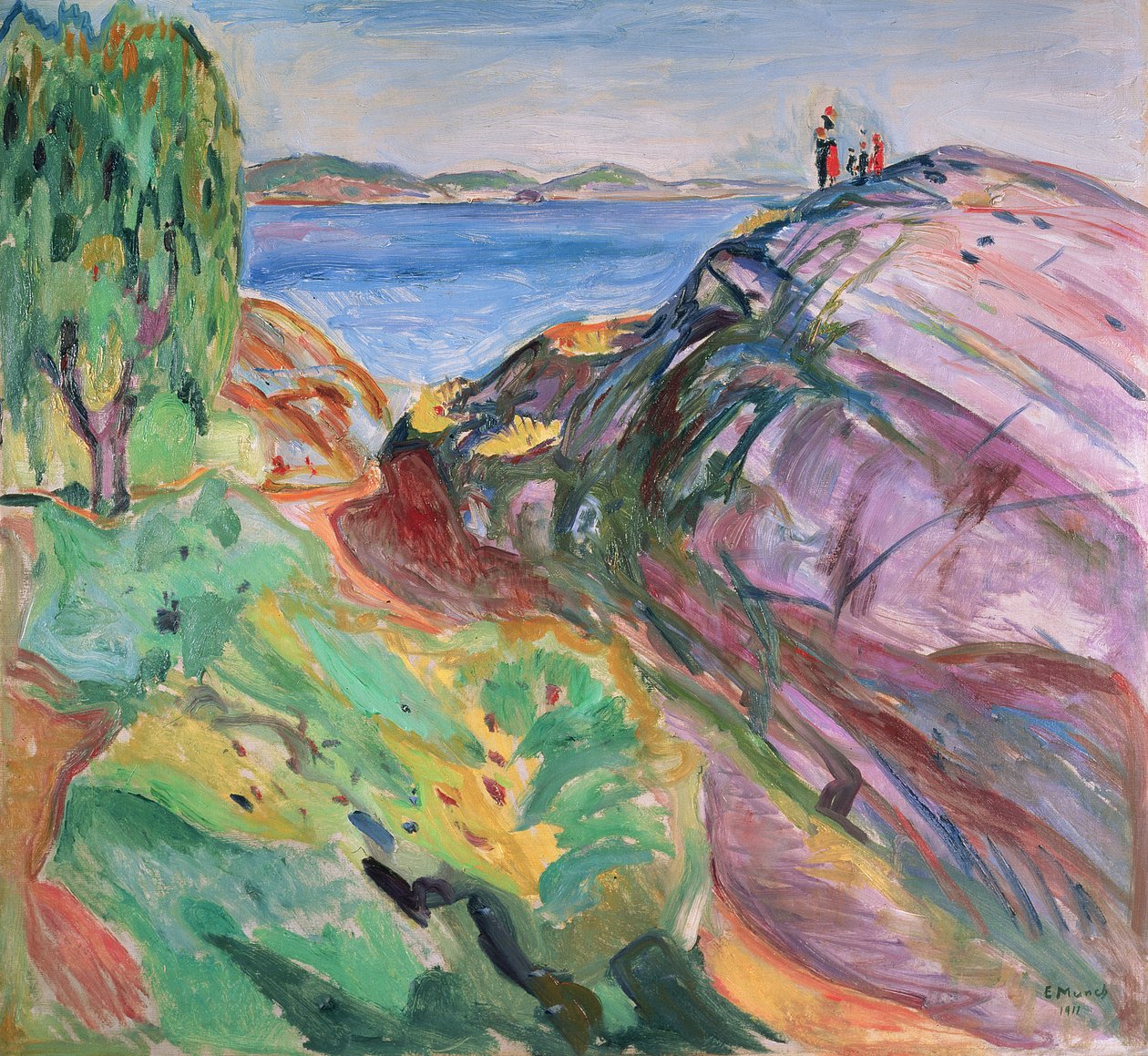 Sommer ved havet, Krager af Edvard Munch