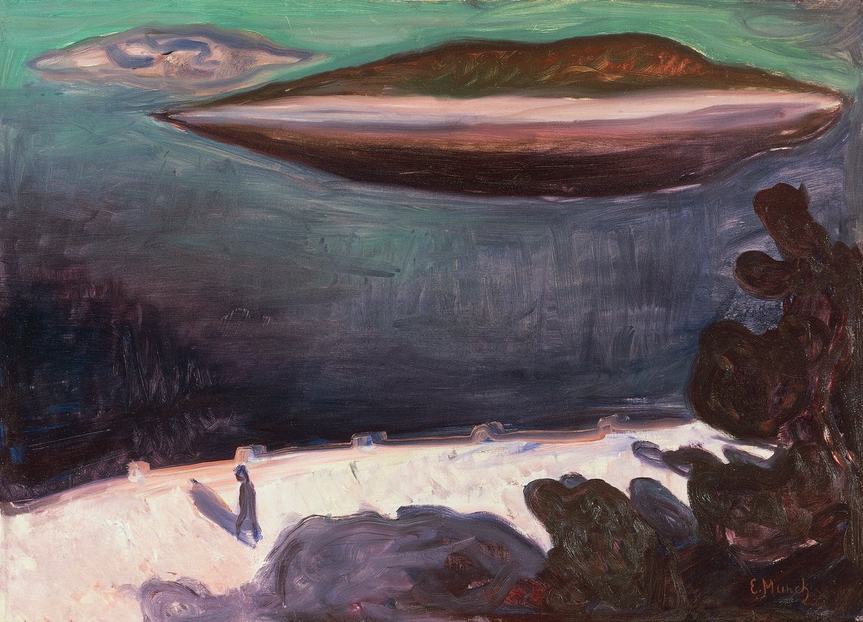 Sommernat ved Oslofjorden af Edvard Munch