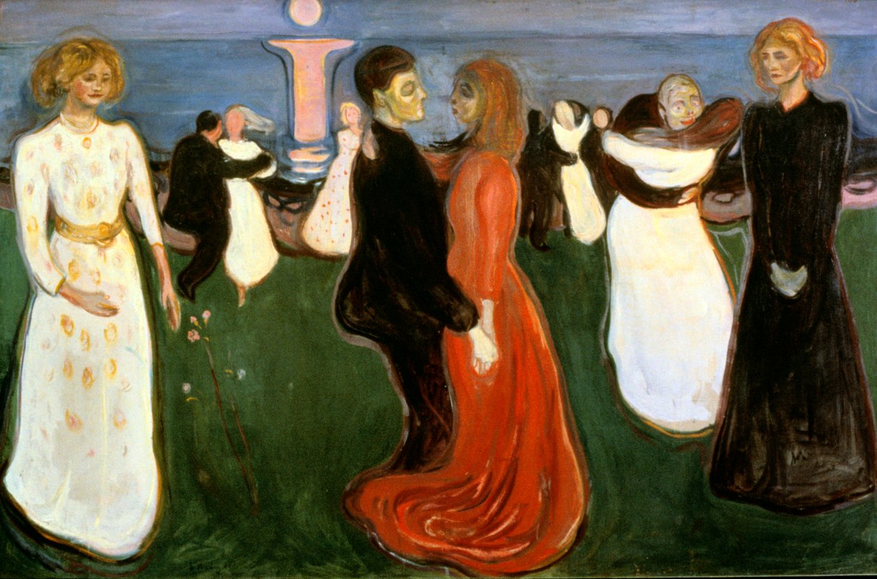 Livets dans, 1899-1900. af Edvard Munch