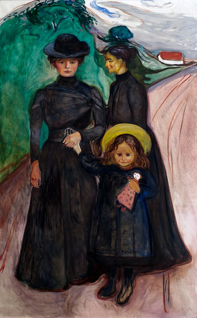 Familien (Bogfamilien) af Edvard Munch
