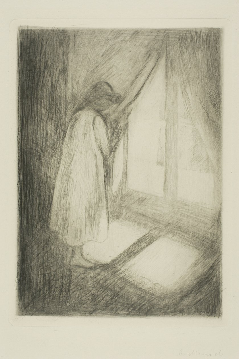 Pigen ved vinduet af Edvard Munch