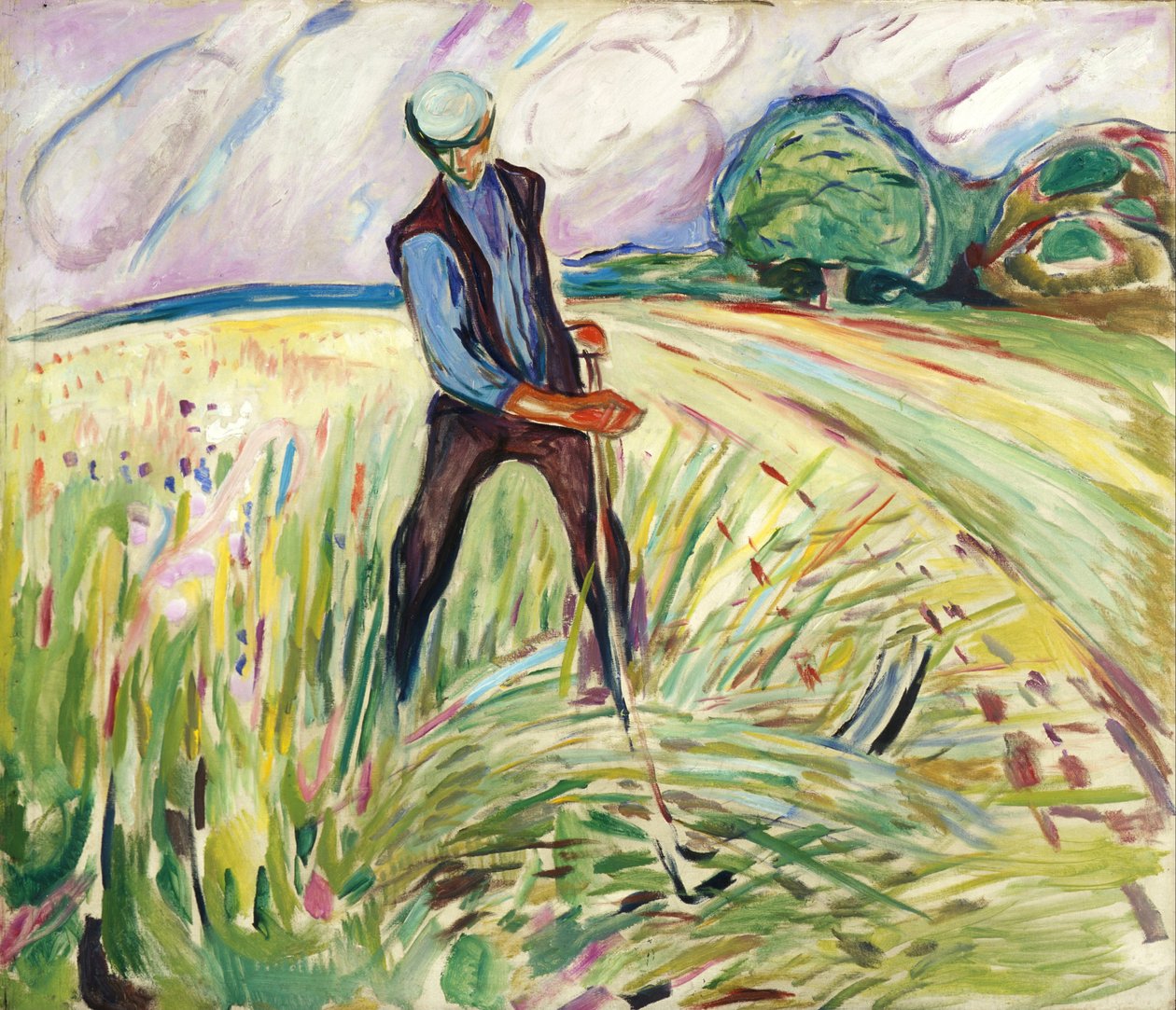 Haymaker af Edvard Munch