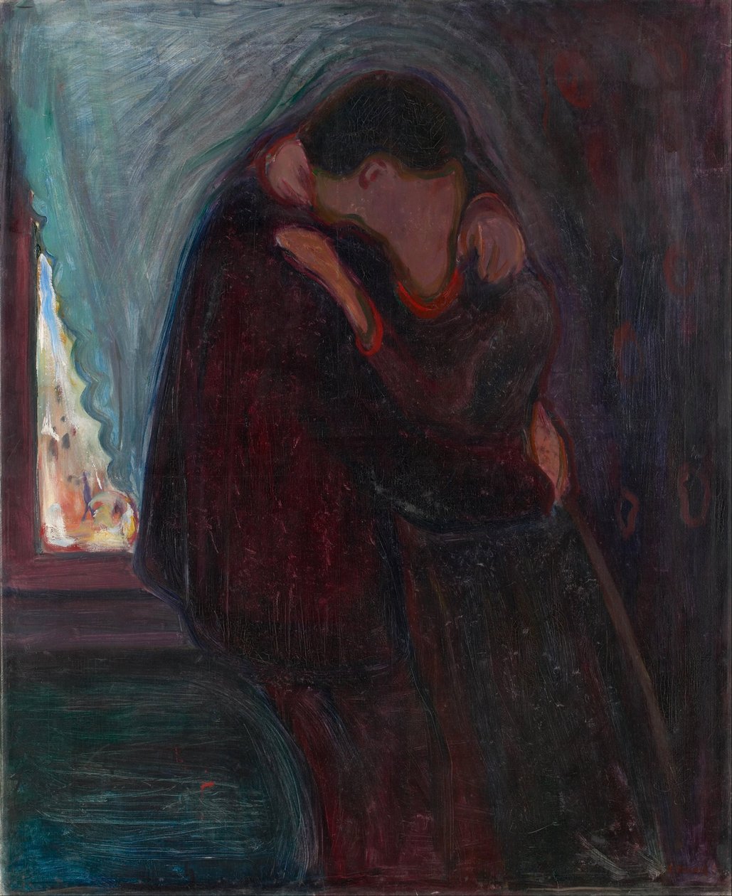 Kysset af Edvard Munch