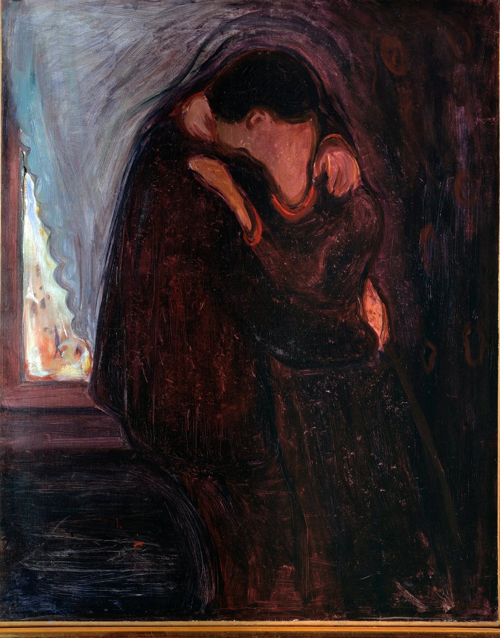 Kysset af Edvard Munch