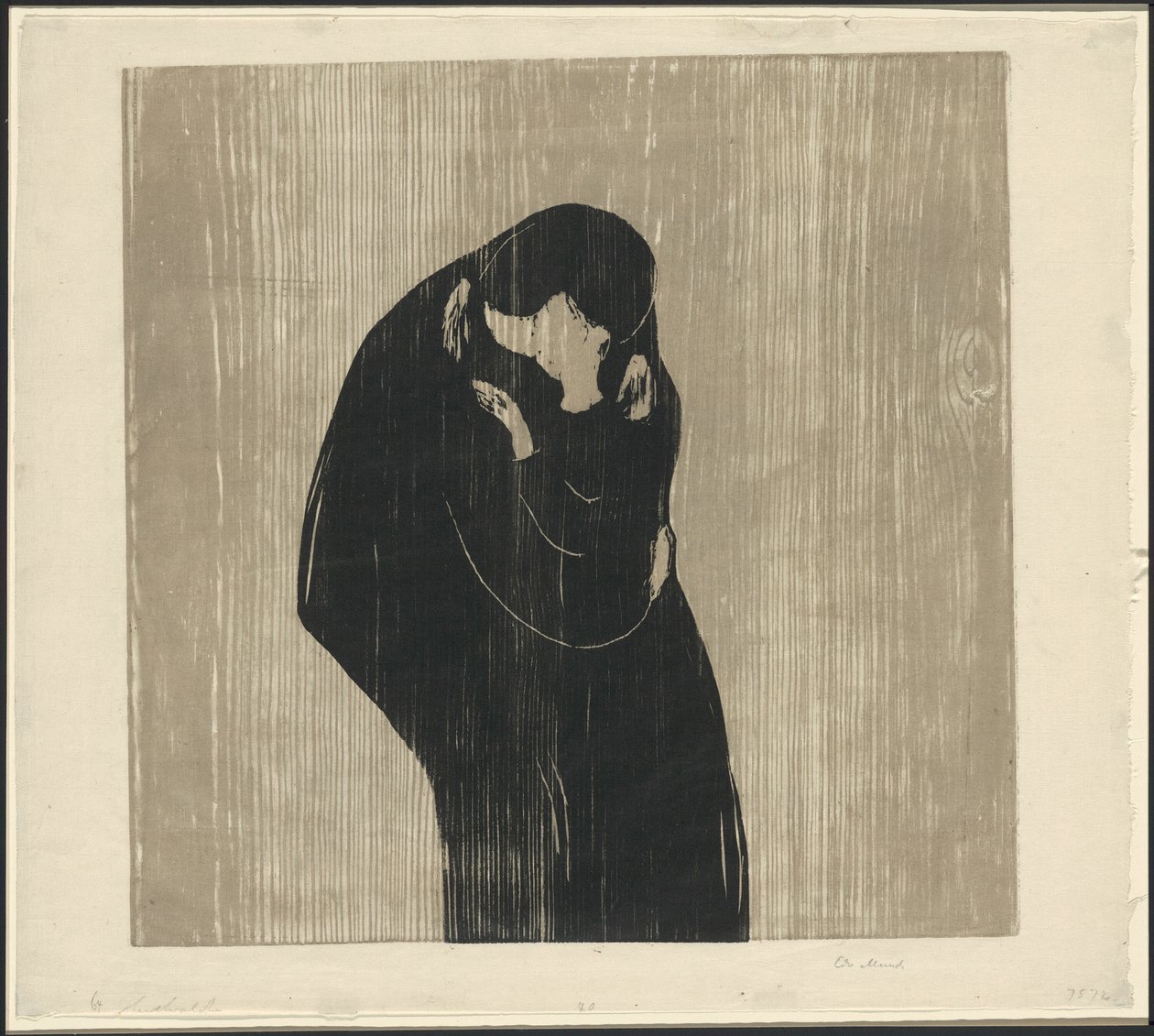 Kysset IV af Edvard Munch
