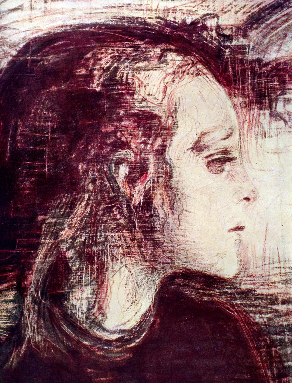 Den syge pige, 1907 af Edvard Munch