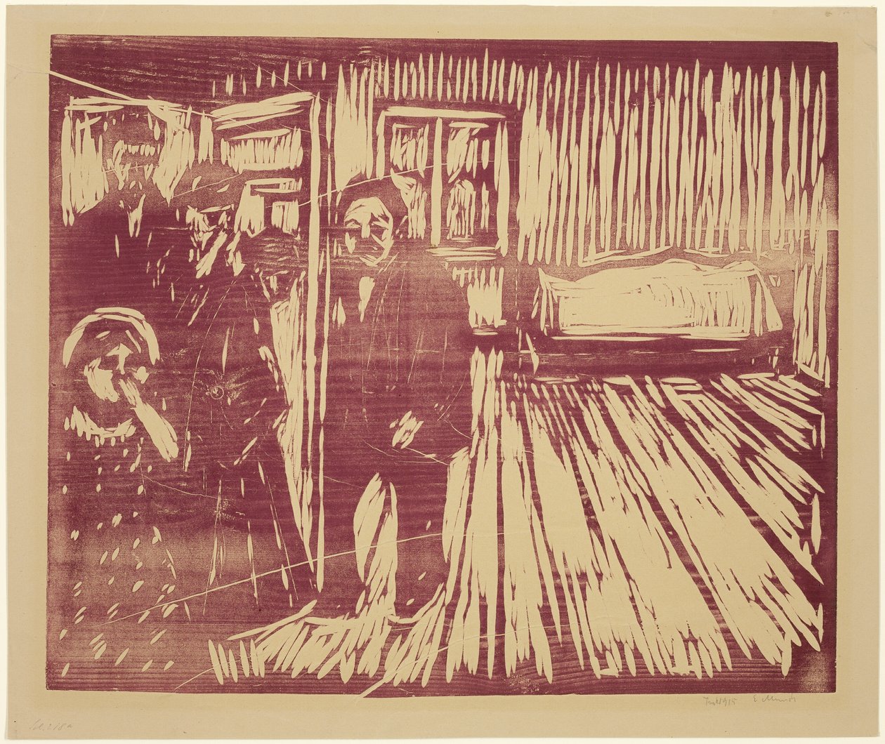 Lugten af død af Edvard Munch