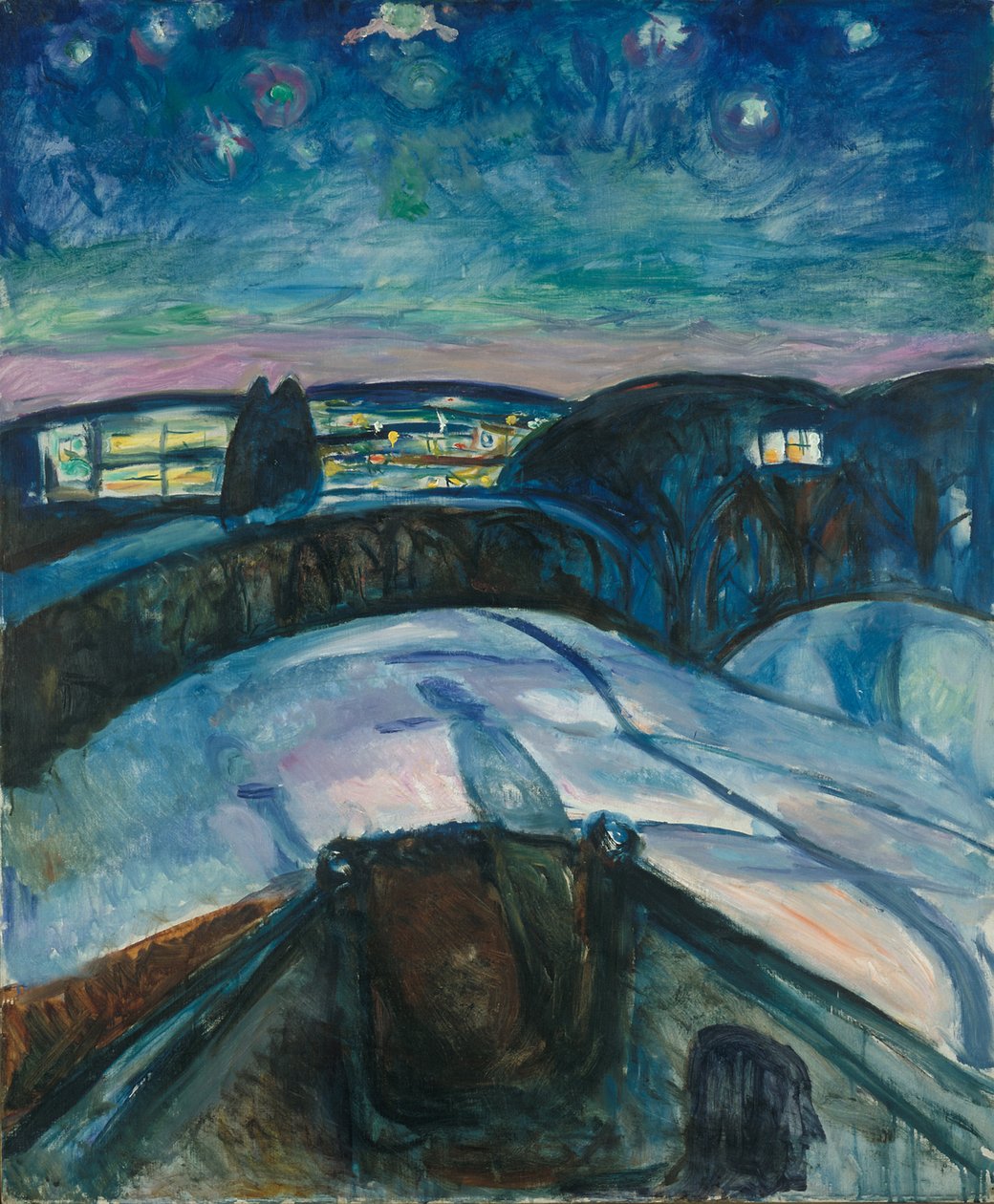 Stjernenat af Edvard Munch
