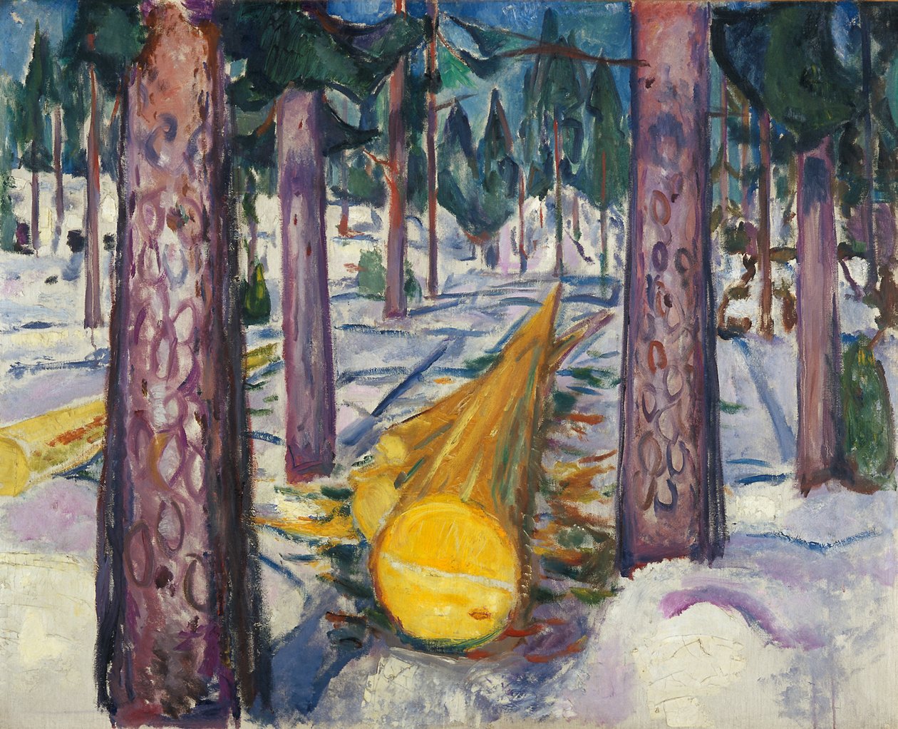 Den gule log af Edvard Munch