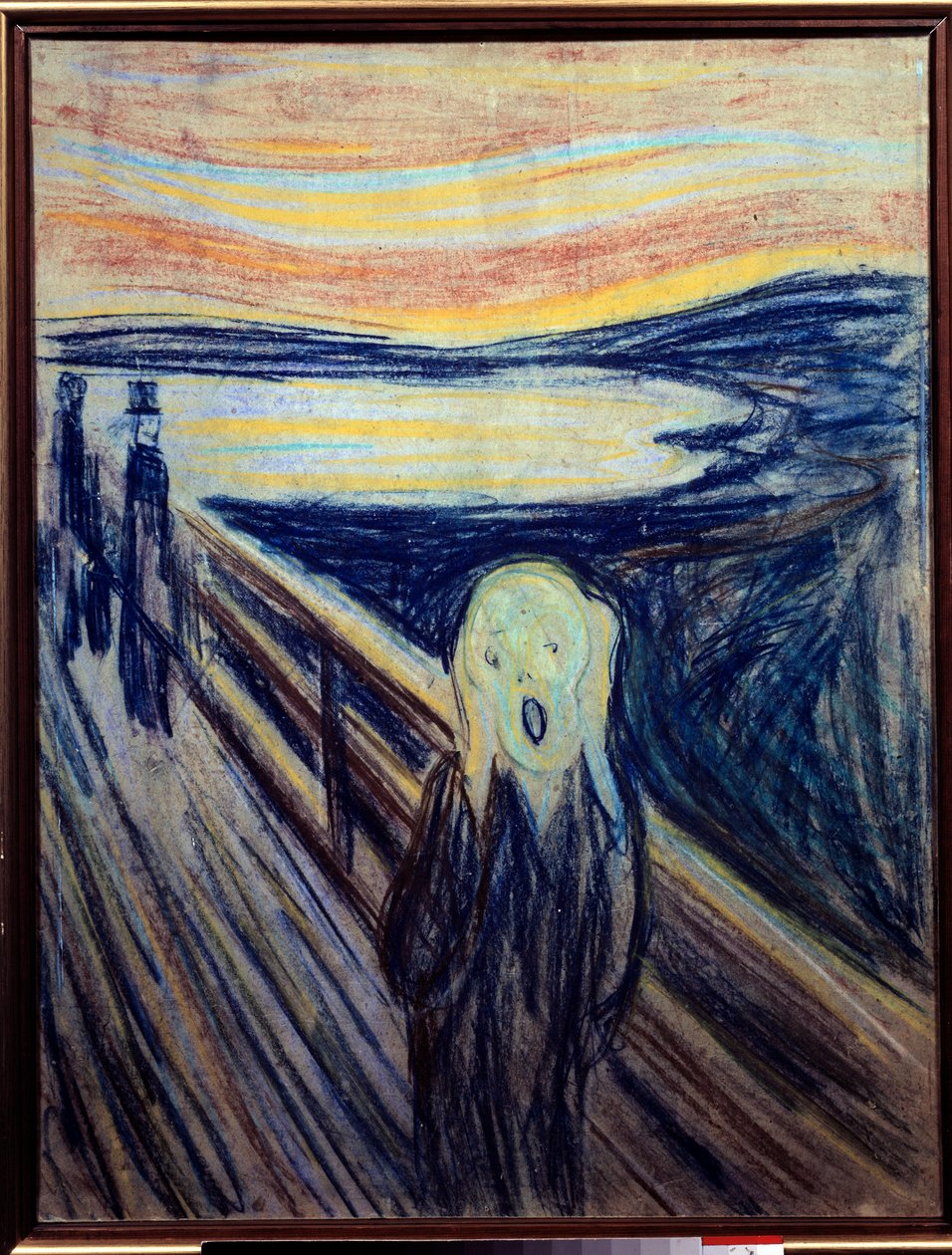 The scream. Painting by Edvard Munch Dani af Edvard Munch