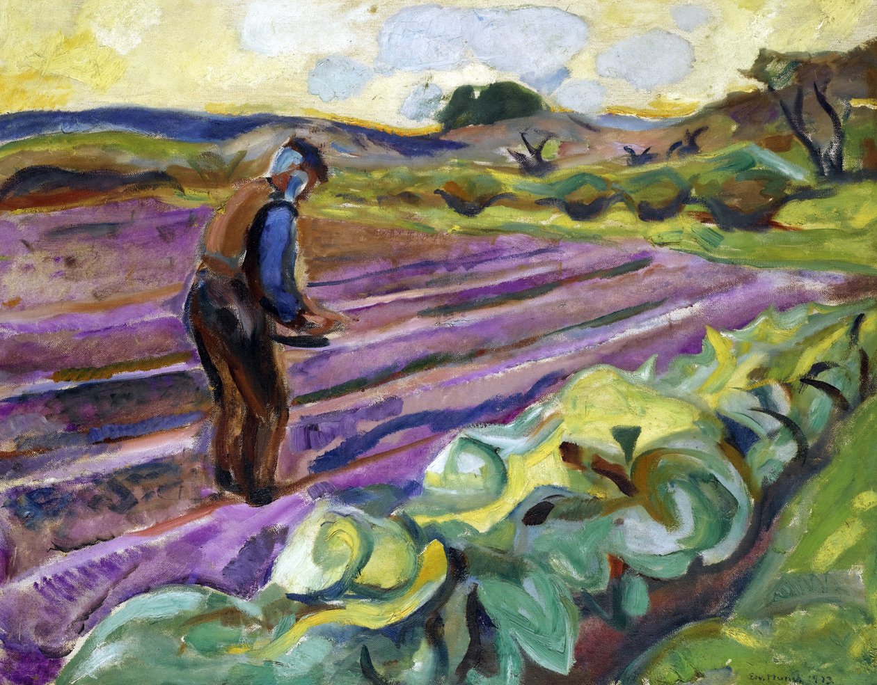 Såmanden - Maleri af Edvard Munch (1863-1944) af Edvard Munch