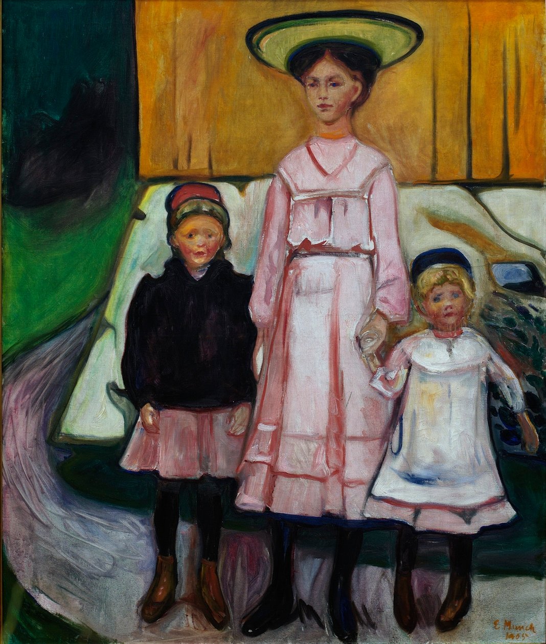 Tre børn af Edvard Munch