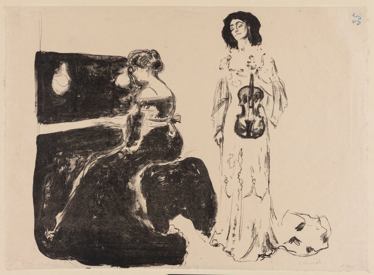 Violinkoncert af Edvard Munch