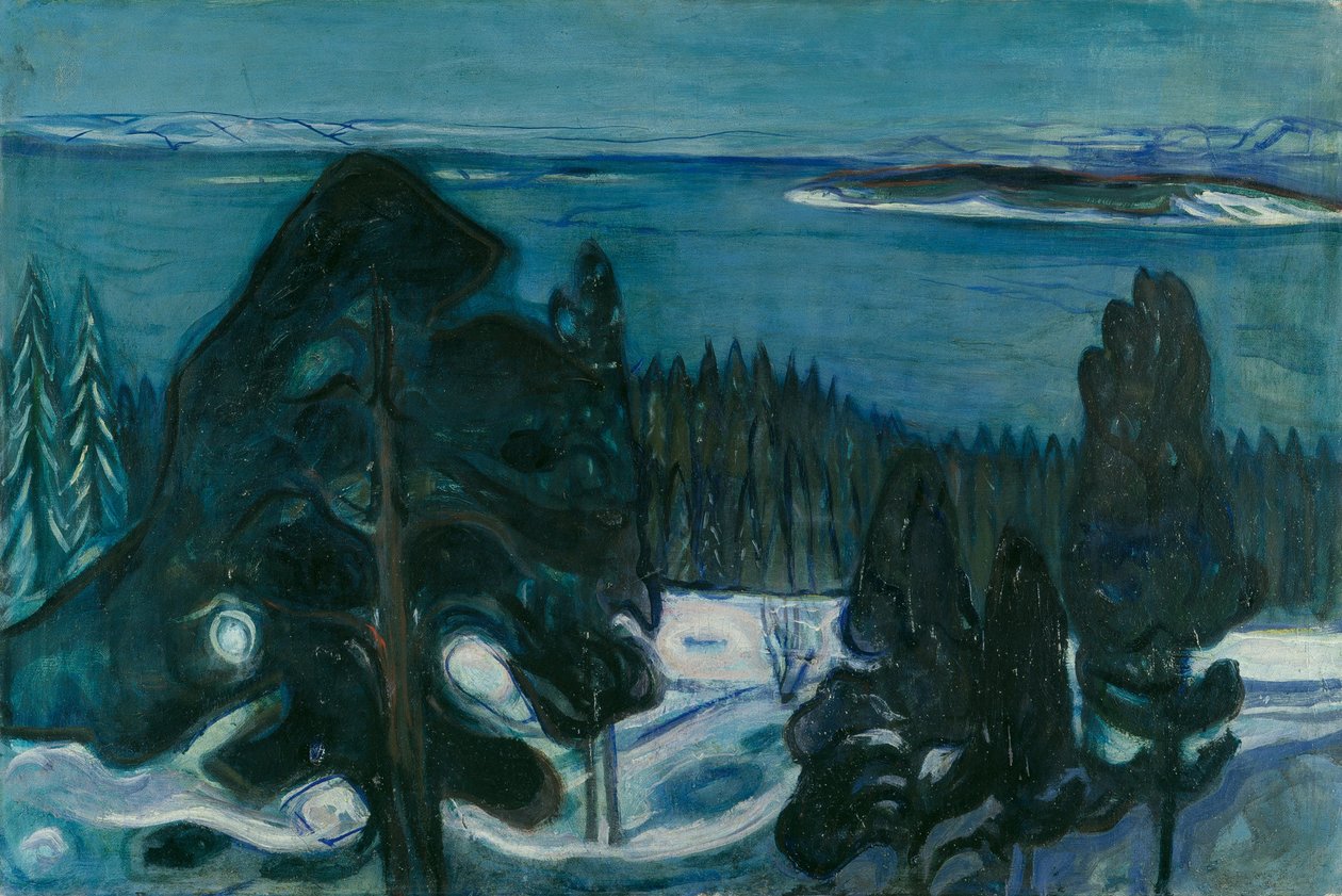 Vinternat af Edvard Munch