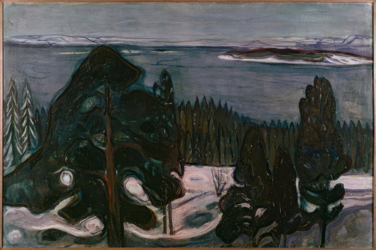 Vinterens nat af Edvard Munch