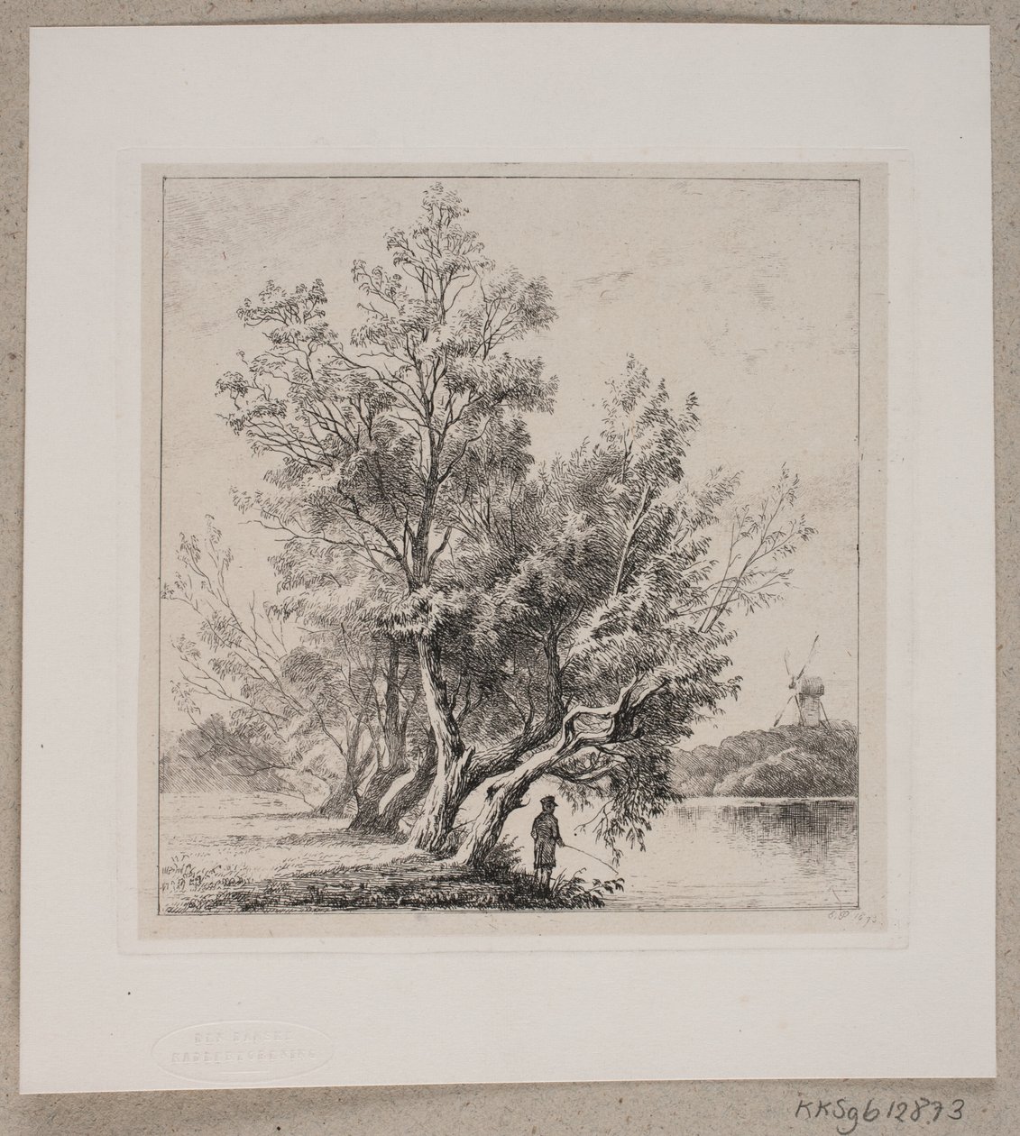 Piletræer ved stadsgraven af Edvard Petersen
