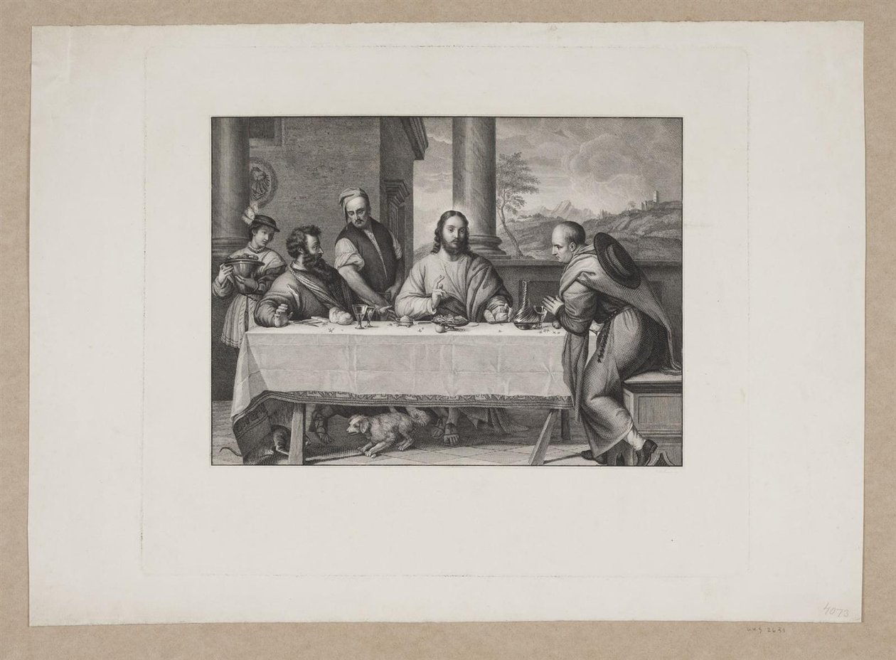 Kristus og Emmaus af Edvard Sonne