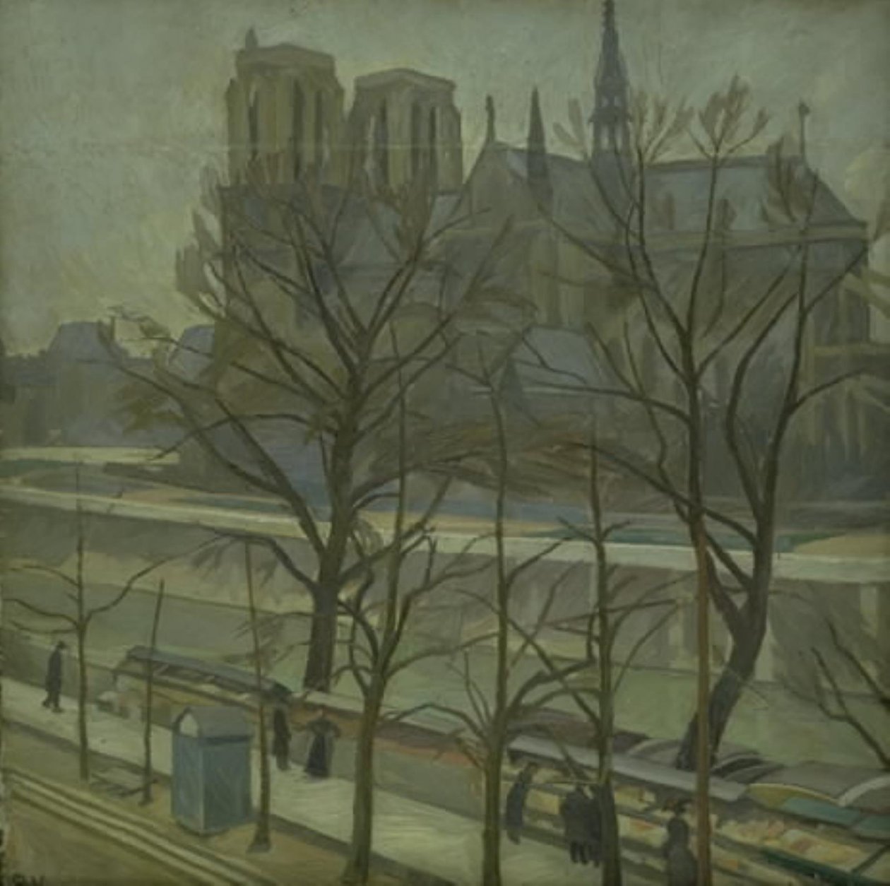 Fra Quai de la Tournelle, Paris af Edvard Weie