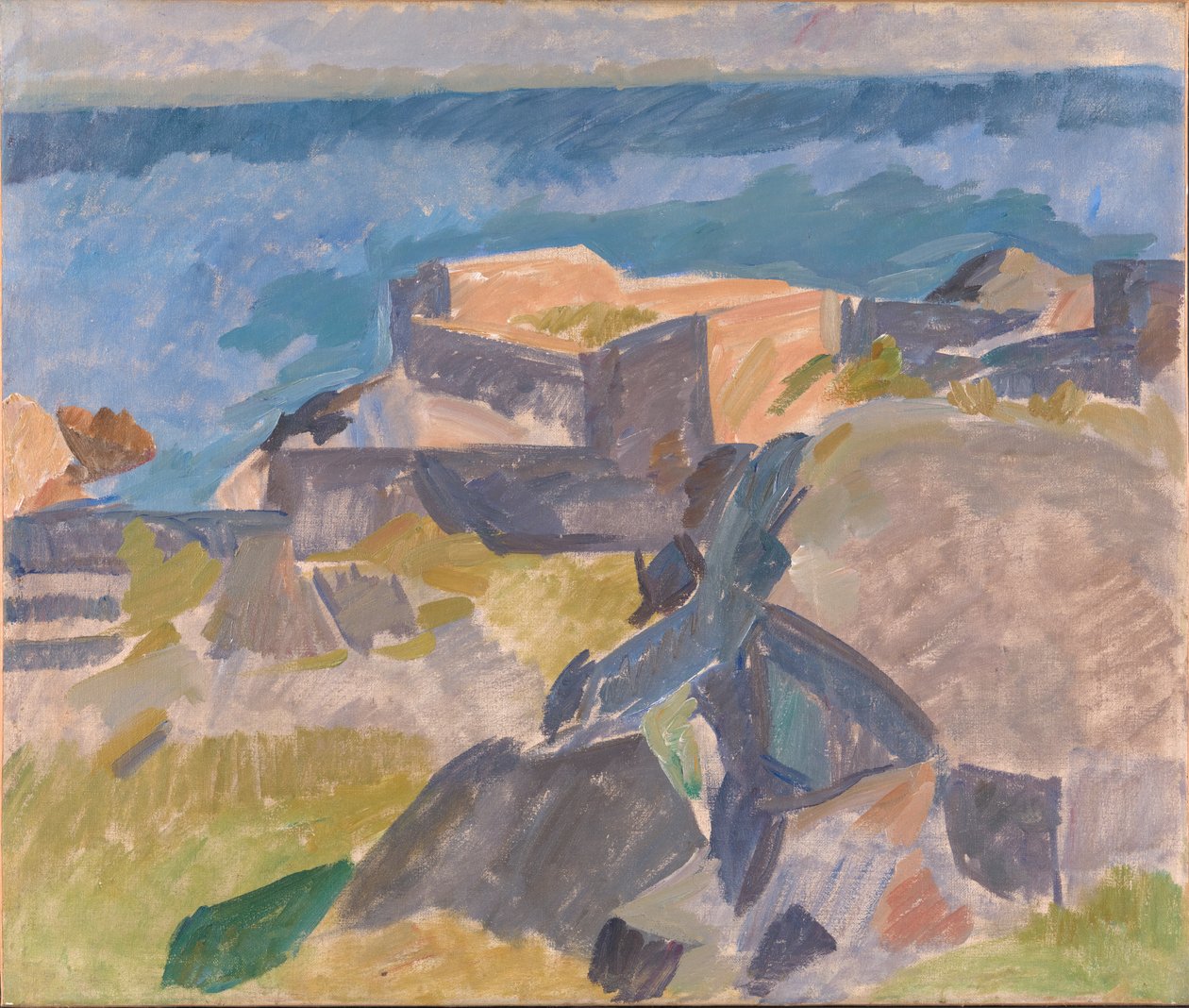Landscape from Christiansø af Edvard Weie