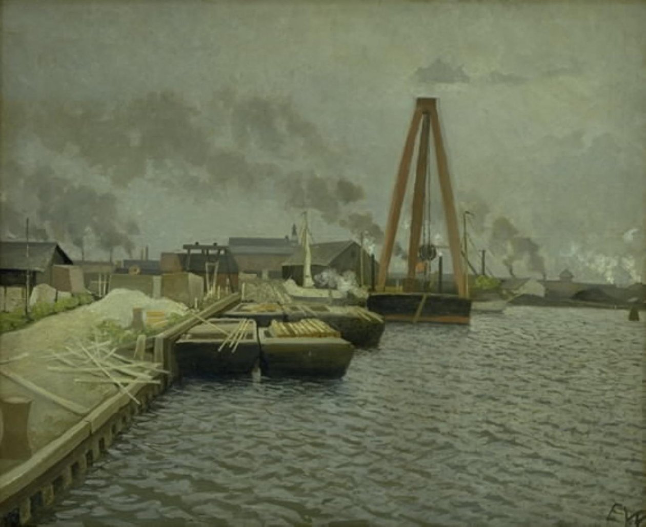 Refshaleøen. Københavns Havn af Edvard Weie