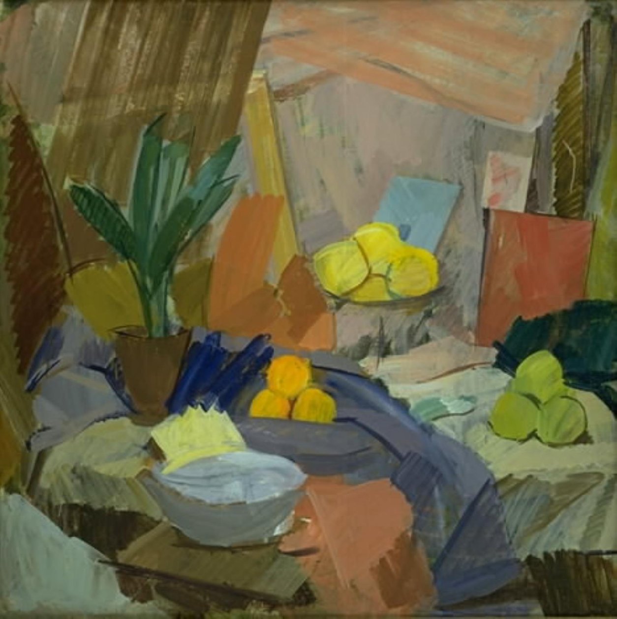 Stilleben med appelsiner af Edvard Weie